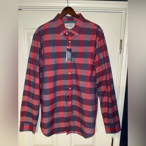Original Penguin Red and Blue Checkered Shirt